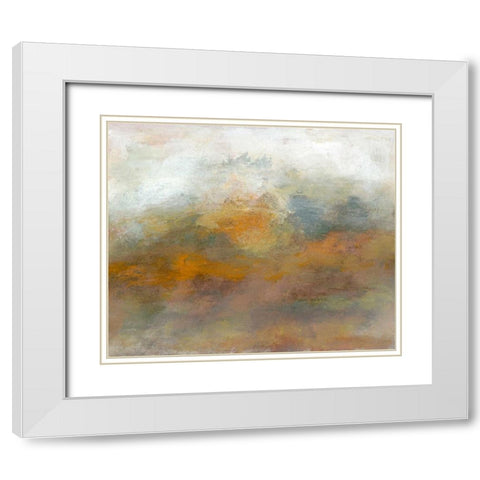 In the Air III White Modern Wood Framed Art Print with Double Matting by Gordon, Sharon