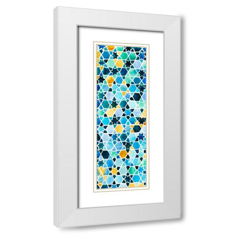 Snow Day I White Modern Wood Framed Art Print with Double Matting by Ewer, Rebekah