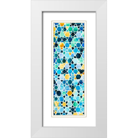 Snow Day I White Modern Wood Framed Art Print with Double Matting by Ewer, Rebekah