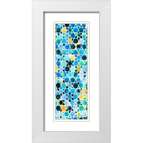 Snow Day II White Modern Wood Framed Art Print with Double Matting by Ewer, Rebekah
