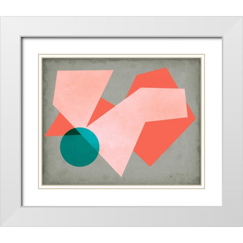 Grey Sunshine I White Modern Wood Framed Art Print with Double Matting by Chandler, Sharon