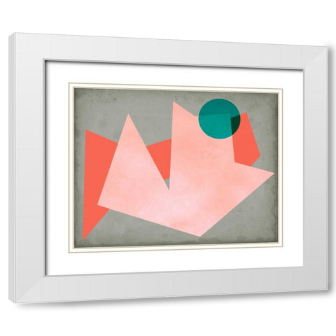 Grey Sunshine II White Modern Wood Framed Art Print with Double Matting by Chandler, Sharon