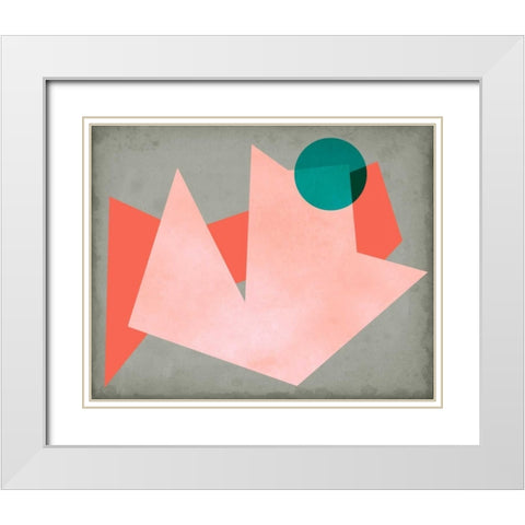 Grey Sunshine II White Modern Wood Framed Art Print with Double Matting by Chandler, Sharon