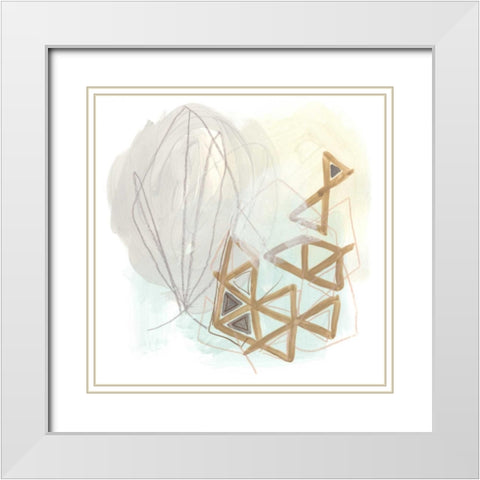 Infinite Object II White Modern Wood Framed Art Print with Double Matting by Vess, June Erica