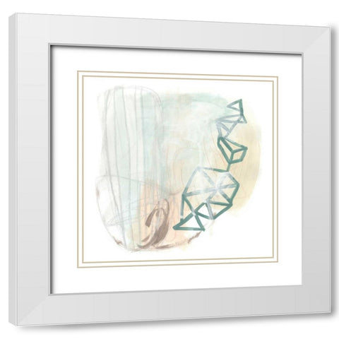 Infinite Object VI White Modern Wood Framed Art Print with Double Matting by Vess, June Erica