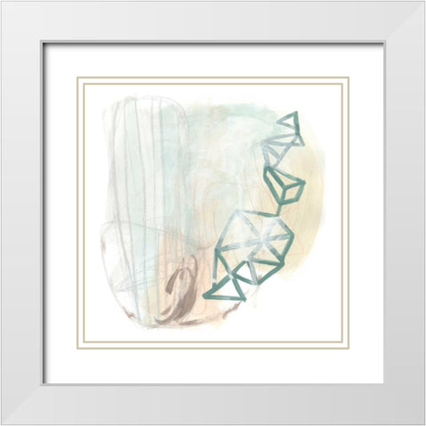 Infinite Object VI White Modern Wood Framed Art Print with Double Matting by Vess, June Erica
