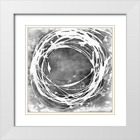 Three-Sixty II White Modern Wood Framed Art Print with Double Matting by Harper, Ethan