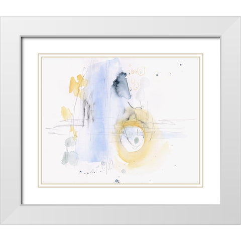 Gathering Remnants I White Modern Wood Framed Art Print with Double Matting by Parker, Jennifer Paxton
