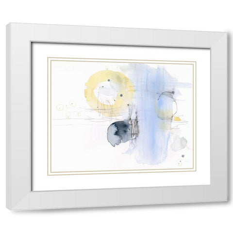 Gathering Remnants II White Modern Wood Framed Art Print with Double Matting by Parker, Jennifer Paxton