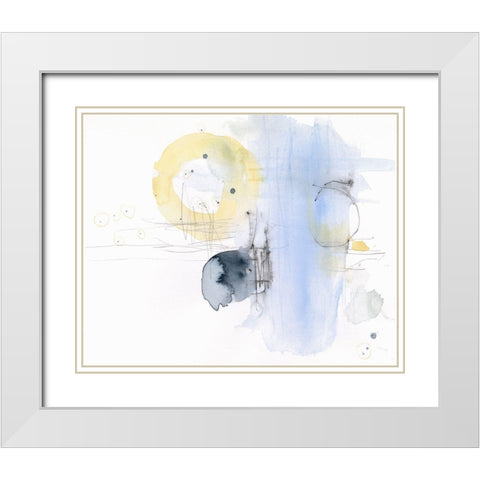 Gathering Remnants II White Modern Wood Framed Art Print with Double Matting by Parker, Jennifer Paxton