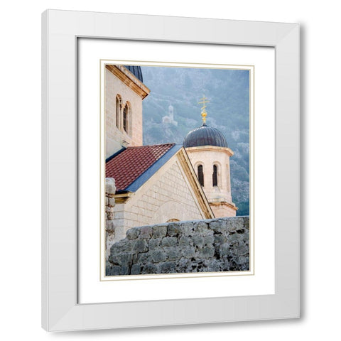 Morning Light II - Kotor, Montenegro White Modern Wood Framed Art Print with Double Matting by DeNardo, Laura