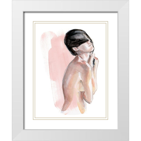 Cold Shoulders I White Modern Wood Framed Art Print with Double Matting by Parker, Jennifer Paxton