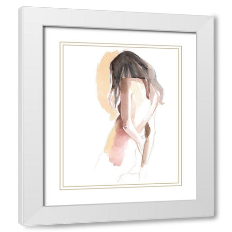 Light Bath White Modern Wood Framed Art Print with Double Matting by Parker, Jennifer Paxton