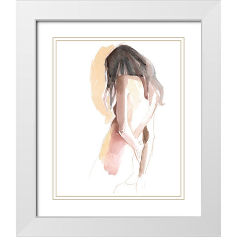Light Bath White Modern Wood Framed Art Print with Double Matting by Parker, Jennifer Paxton