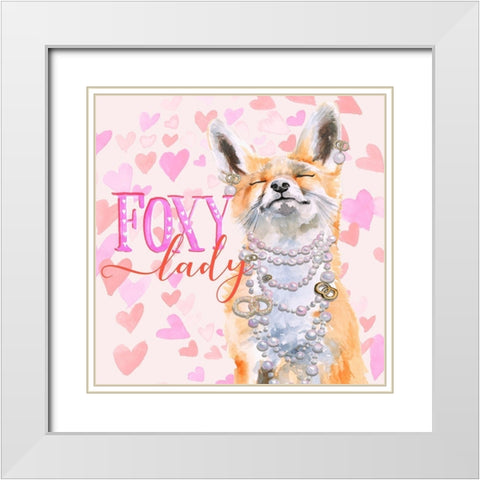 Cute Couture I White Modern Wood Framed Art Print with Double Matting by Parker, Jennifer Paxton