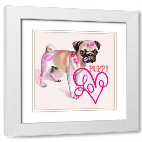 Cute Couture III White Modern Wood Framed Art Print with Double Matting by Parker, Jennifer Paxton