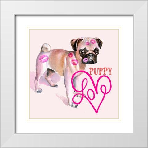 Cute Couture III White Modern Wood Framed Art Print with Double Matting by Parker, Jennifer Paxton