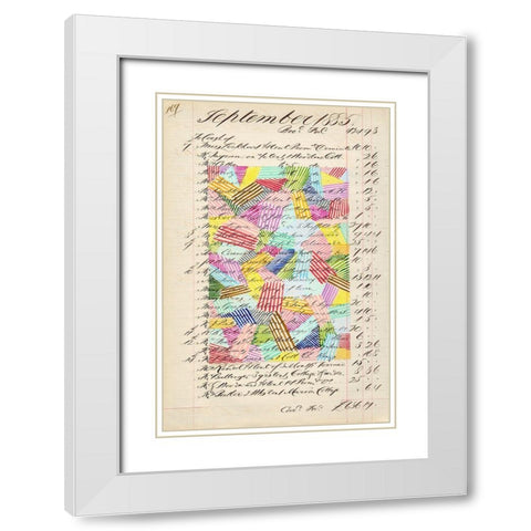 Journal Sketches XVII White Modern Wood Framed Art Print with Double Matting by Galapon, Nikki