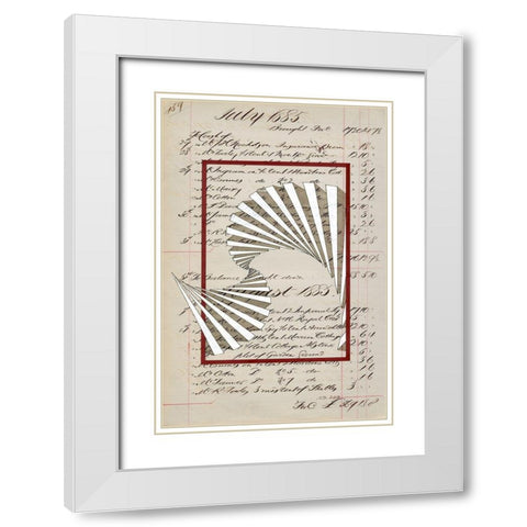 Journal Sketches XVIII White Modern Wood Framed Art Print with Double Matting by Galapon, Nikki