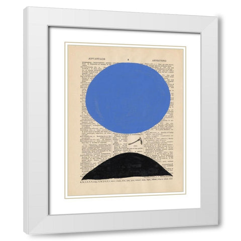 Modern Definition III White Modern Wood Framed Art Print with Double Matting by Stramel, Renee W.
