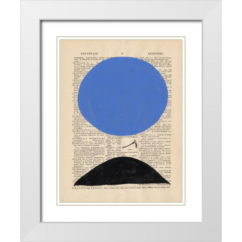 Modern Definition III White Modern Wood Framed Art Print with Double Matting by Stramel, Renee W.
