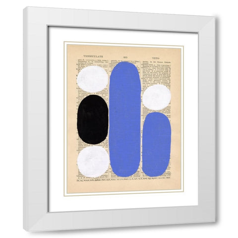 Modern Quotation II White Modern Wood Framed Art Print with Double Matting by Stramel, Renee W.