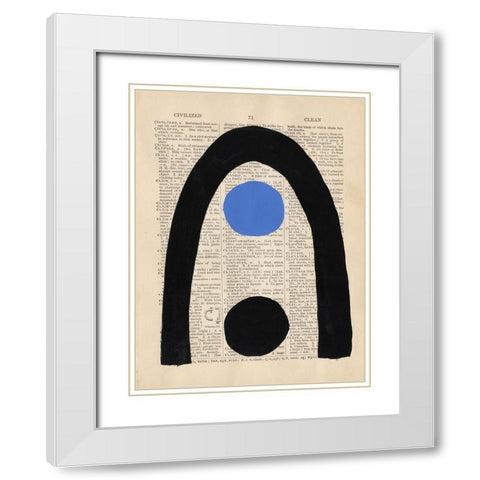 Modern Quotation III White Modern Wood Framed Art Print with Double Matting by Stramel, Renee W.