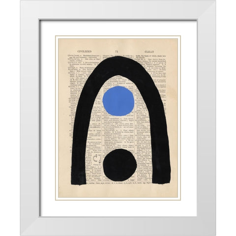 Modern Quotation III White Modern Wood Framed Art Print with Double Matting by Stramel, Renee W.
