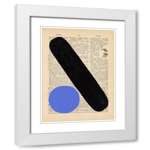 Modern Quotation IV White Modern Wood Framed Art Print with Double Matting by Stramel, Renee W.
