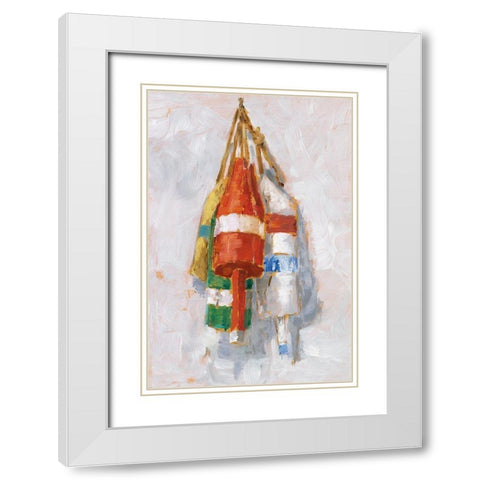 Boat Fenders I White Modern Wood Framed Art Print with Double Matting by Harper, Ethan