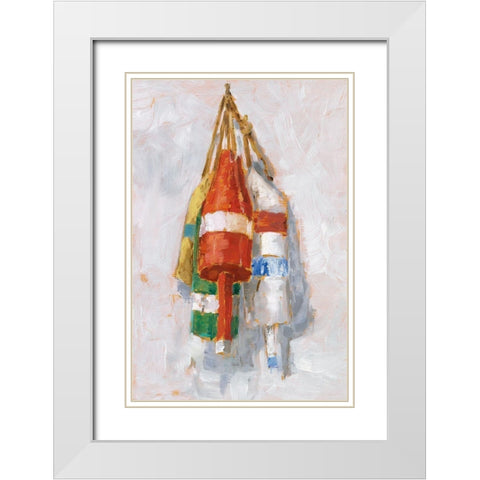 Boat Fenders I White Modern Wood Framed Art Print with Double Matting by Harper, Ethan