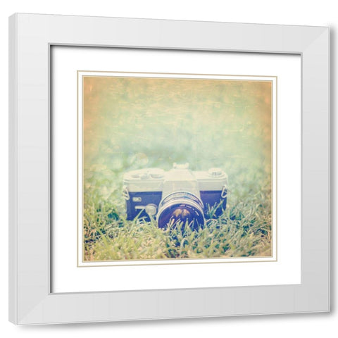 Vintage Office V White Modern Wood Framed Art Print with Double Matting by Brown, Thomas