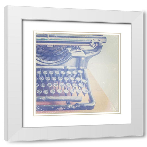 Vintage Office VI White Modern Wood Framed Art Print with Double Matting by Brown, Thomas