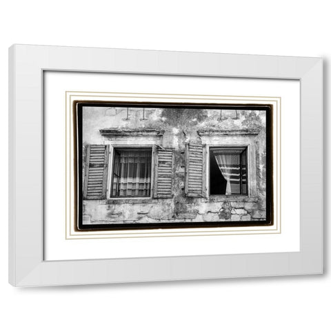 Catching the Breeze White Modern Wood Framed Art Print with Double Matting by DeNardo, Laura