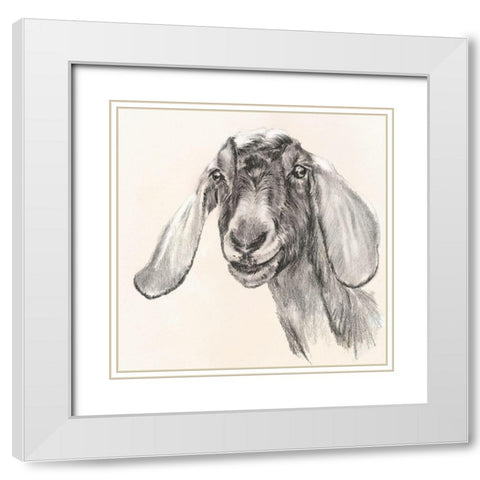 Farm Portrait I White Modern Wood Framed Art Print with Double Matting by Parker, Jennifer Paxton