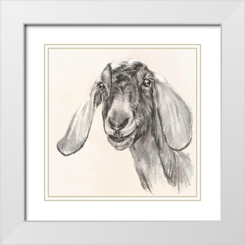 Farm Portrait I White Modern Wood Framed Art Print with Double Matting by Parker, Jennifer Paxton