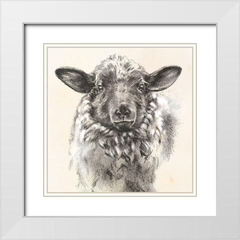 Farm Portrait II White Modern Wood Framed Art Print with Double Matting by Parker, Jennifer Paxton