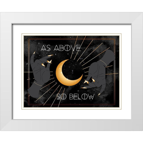 In the Golden Dawn I White Modern Wood Framed Art Print with Double Matting by Parker, Jennifer Paxton