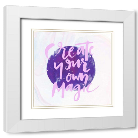 Magical Graduation I White Modern Wood Framed Art Print with Double Matting by Parker, Jennifer Paxton