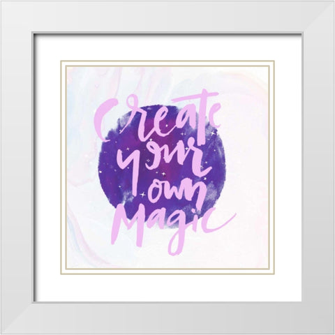 Magical Graduation I White Modern Wood Framed Art Print with Double Matting by Parker, Jennifer Paxton