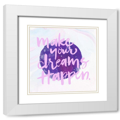 Magical Graduation II White Modern Wood Framed Art Print with Double Matting by Parker, Jennifer Paxton