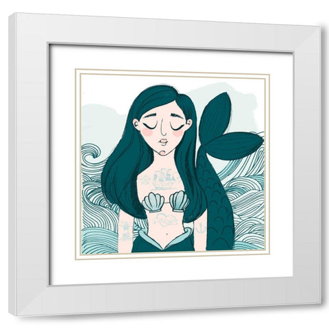 Skilled Sailor II White Modern Wood Framed Art Print with Double Matting by Parker, Jennifer Paxton