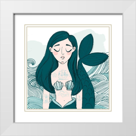 Skilled Sailor II White Modern Wood Framed Art Print with Double Matting by Parker, Jennifer Paxton