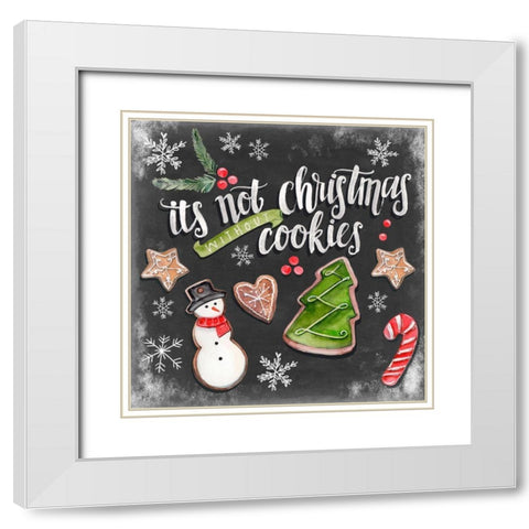 Baking Spirits Bright II White Modern Wood Framed Art Print with Double Matting by Parker, Jennifer Paxton