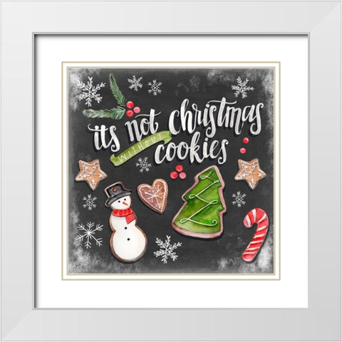 Baking Spirits Bright II White Modern Wood Framed Art Print with Double Matting by Parker, Jennifer Paxton