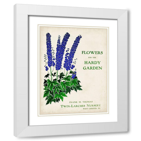 Antique Seed Packets II White Modern Wood Framed Art Print with Double Matting by Unknown