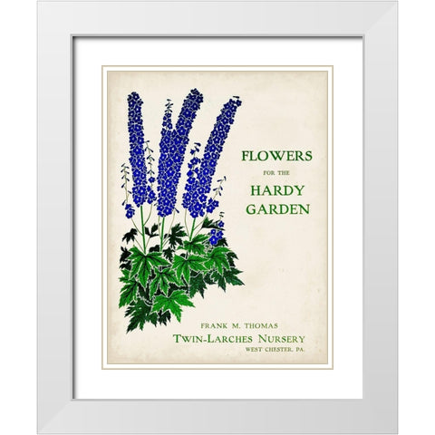 Antique Seed Packets II White Modern Wood Framed Art Print with Double Matting by Unknown