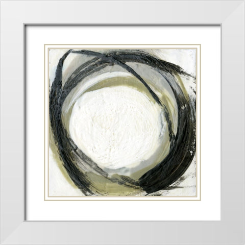 Light in the Center II White Modern Wood Framed Art Print with Double Matting by Goldberger, Jennifer