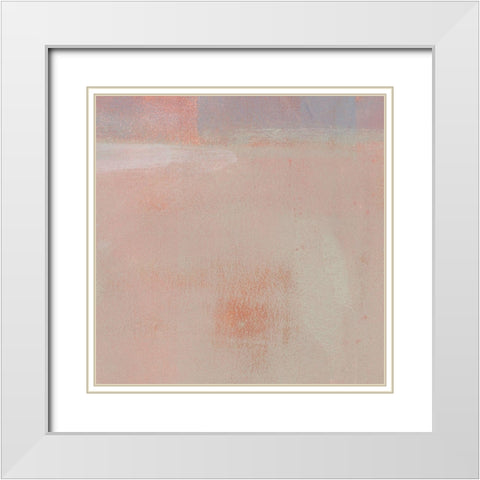 Lilac Colorfield I White Modern Wood Framed Art Print with Double Matting by Green, Jacob