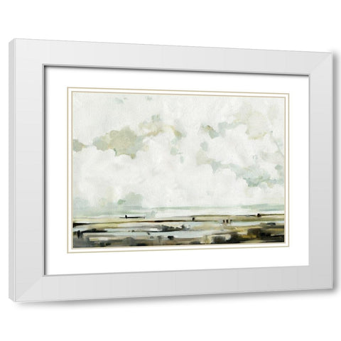 Quiet Moors II White Modern Wood Framed Art Print with Double Matting by Caroline, Emma